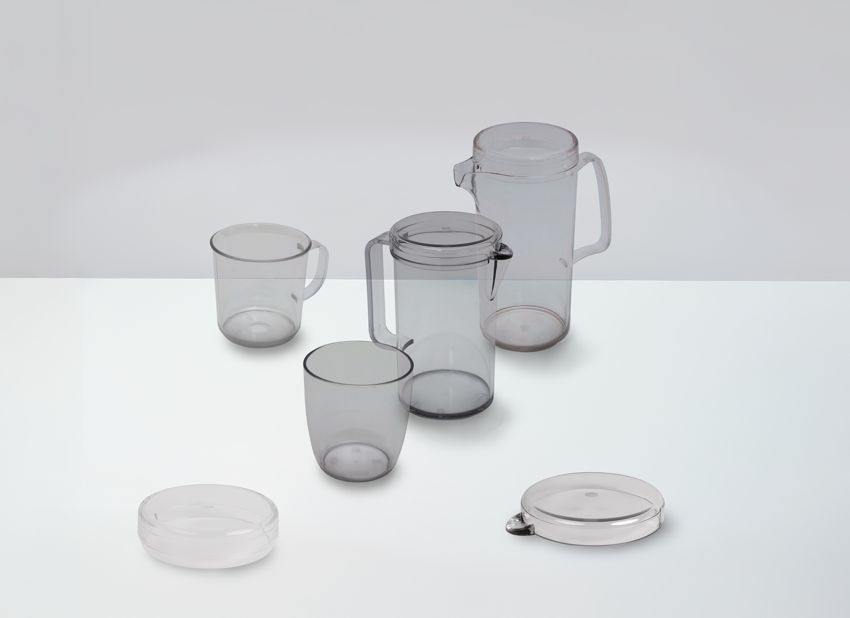 Kunststoffgeschirr transparent Cover